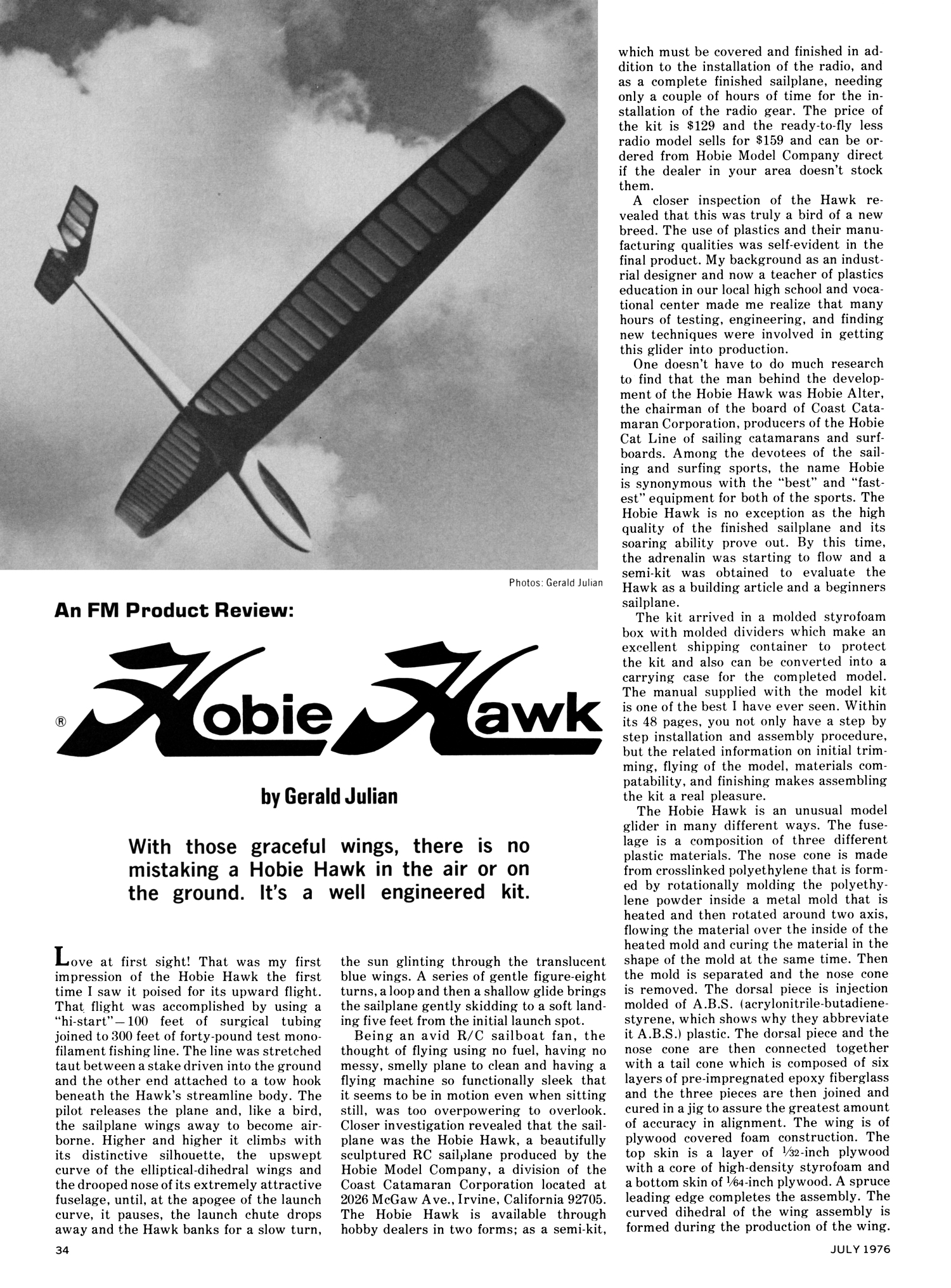 FM Review Hobie Hawk